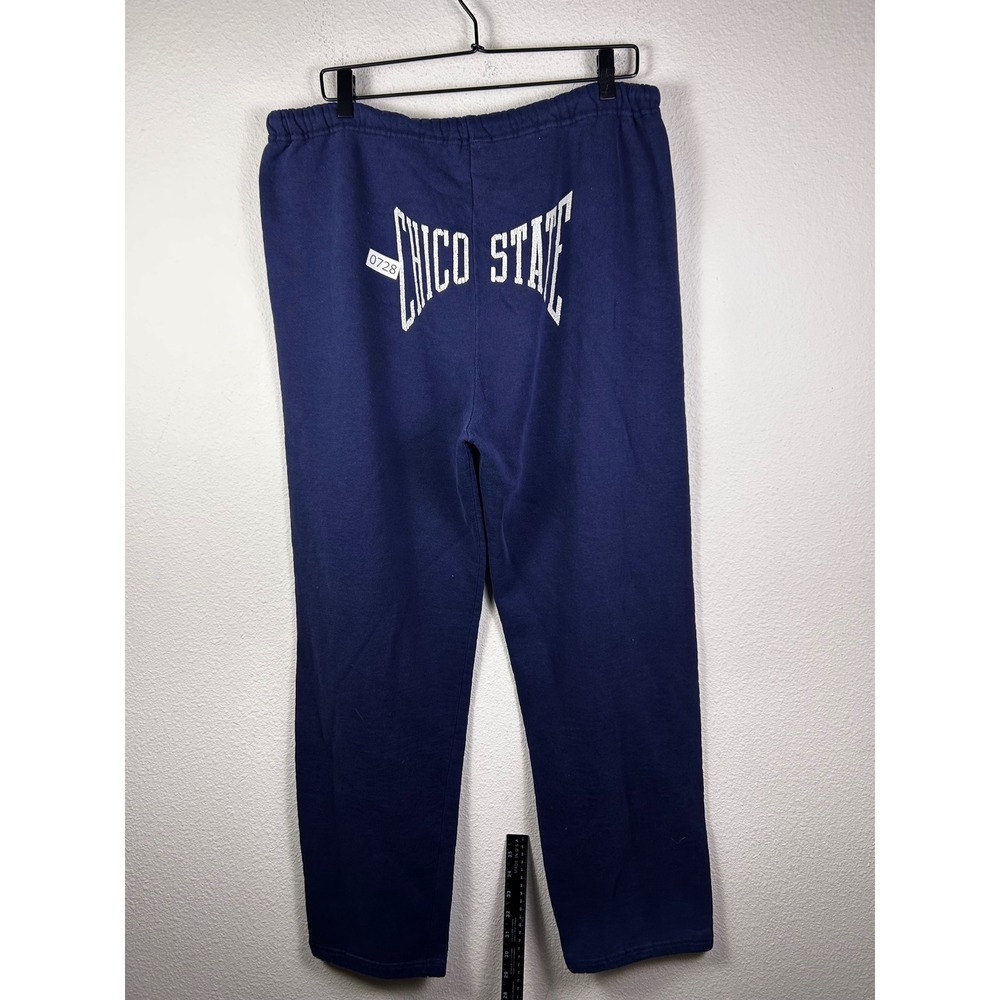 Vintage Russell Athletic Chico State Sweatpants Navy Blue XL Made in USA